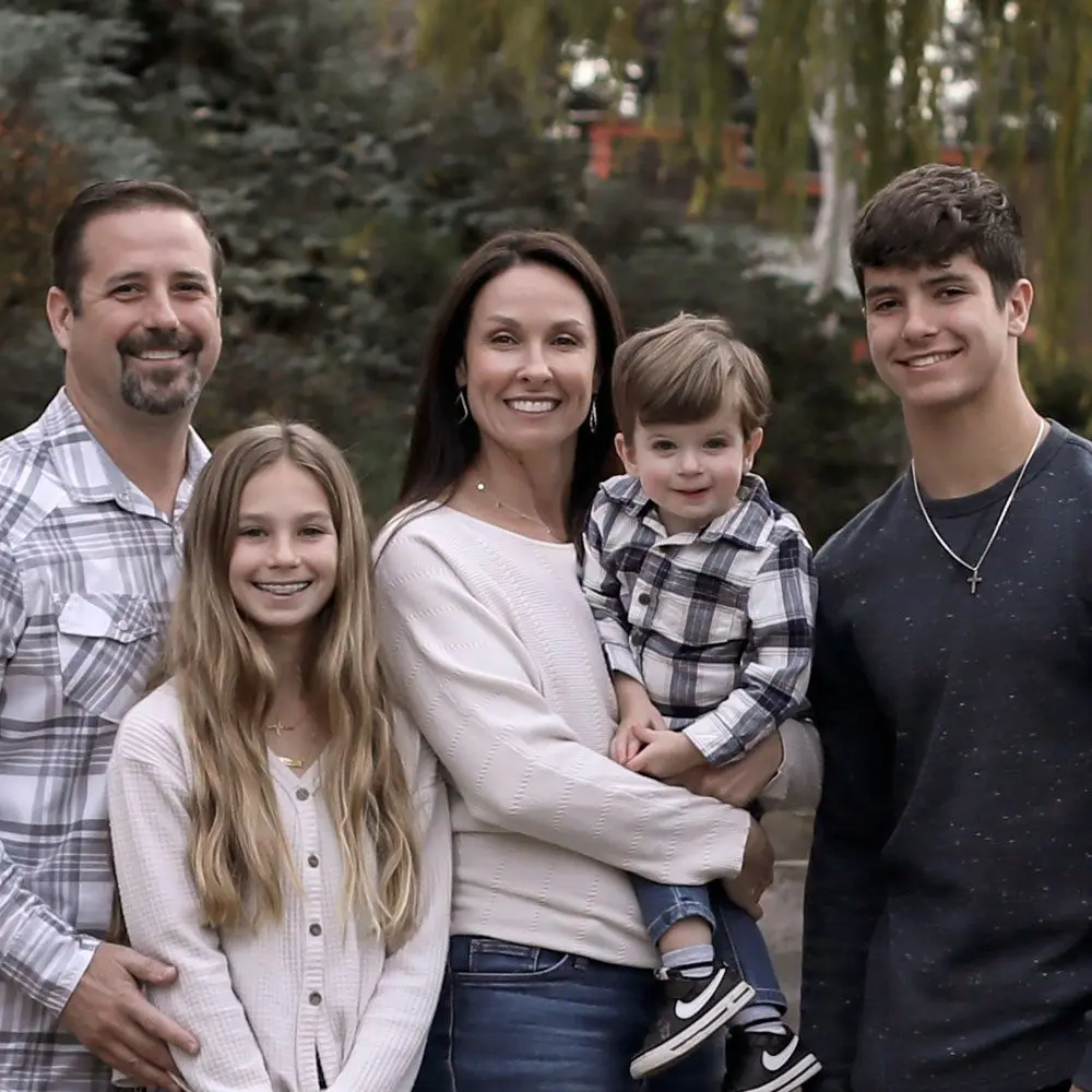 doctor and family